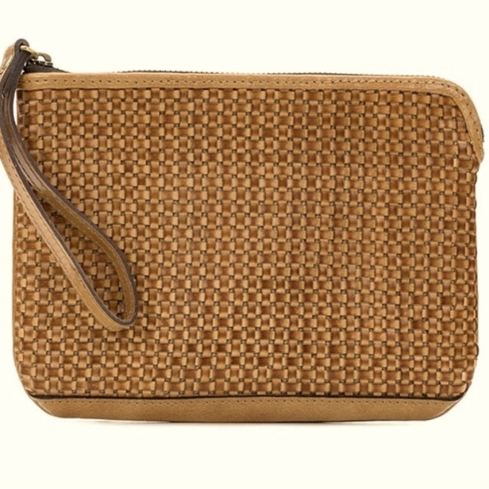 Patricia Nash Cassini Wristlet in Sand Color